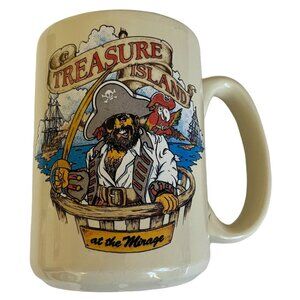 Vintage Treasure Island at The Mirage Casino Coffee Mug 16oz